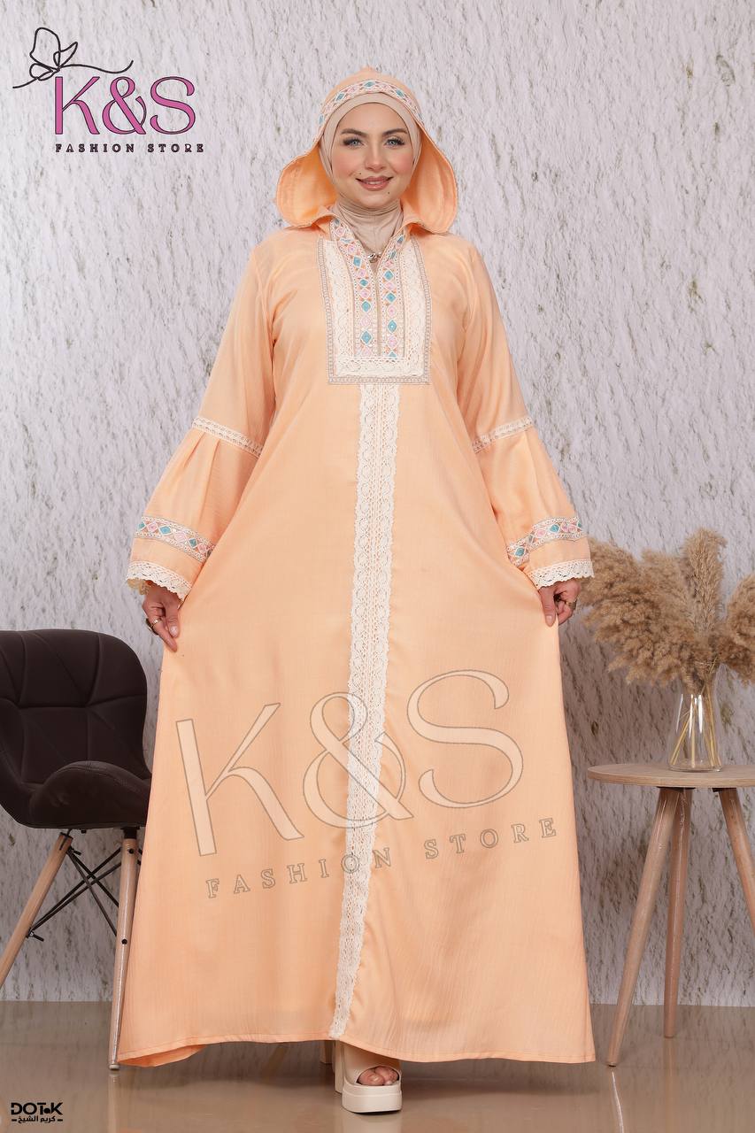 عبايه كتان بيتي